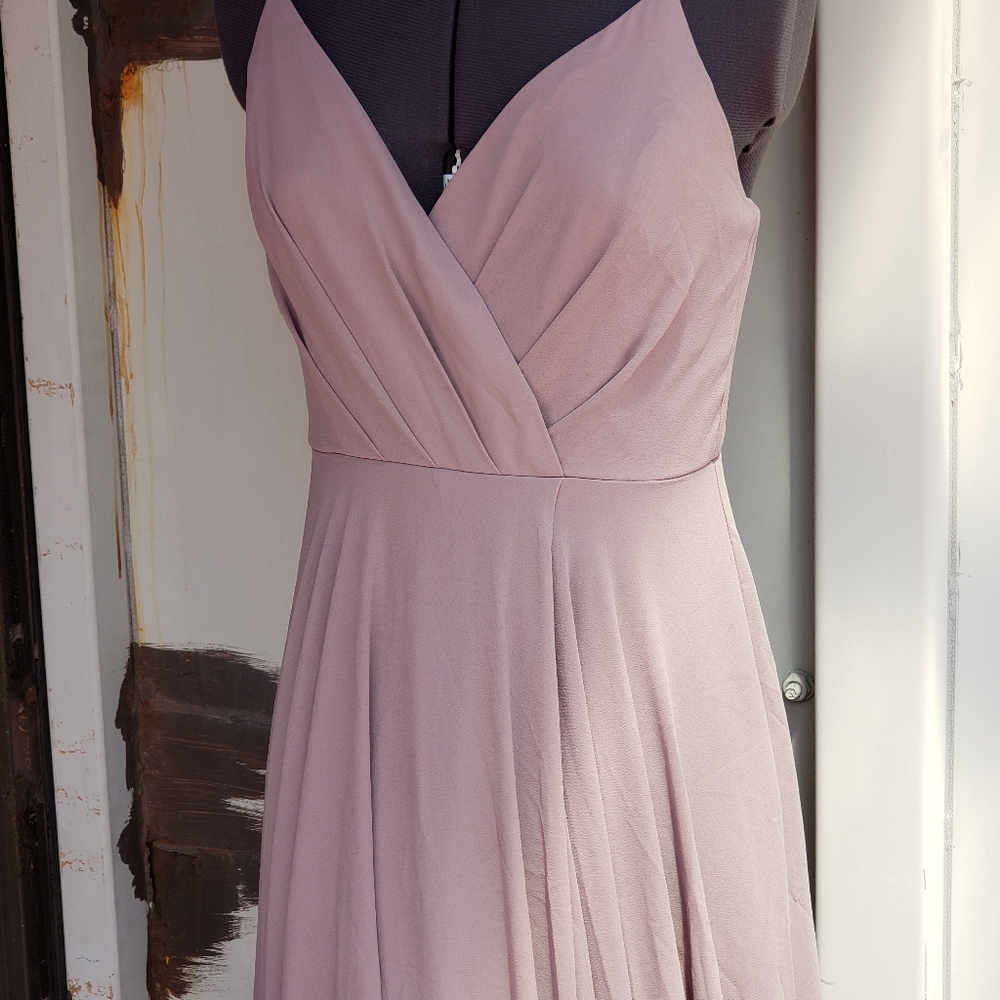 Simple elegant evening dress.